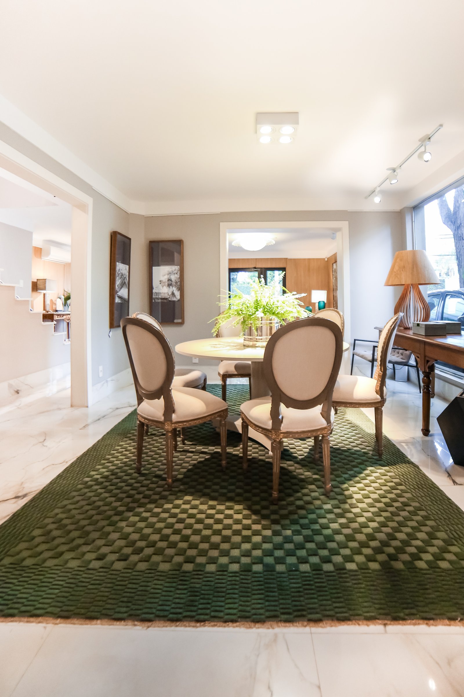 TRG rug in a Dining Room